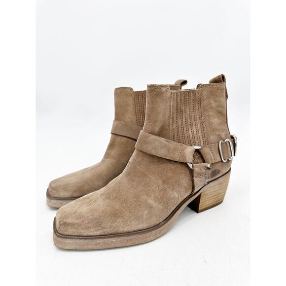 Sam Edelman Bellamie Ankle Boot Harness Suede Size 6.5 - Picture 2 of 7